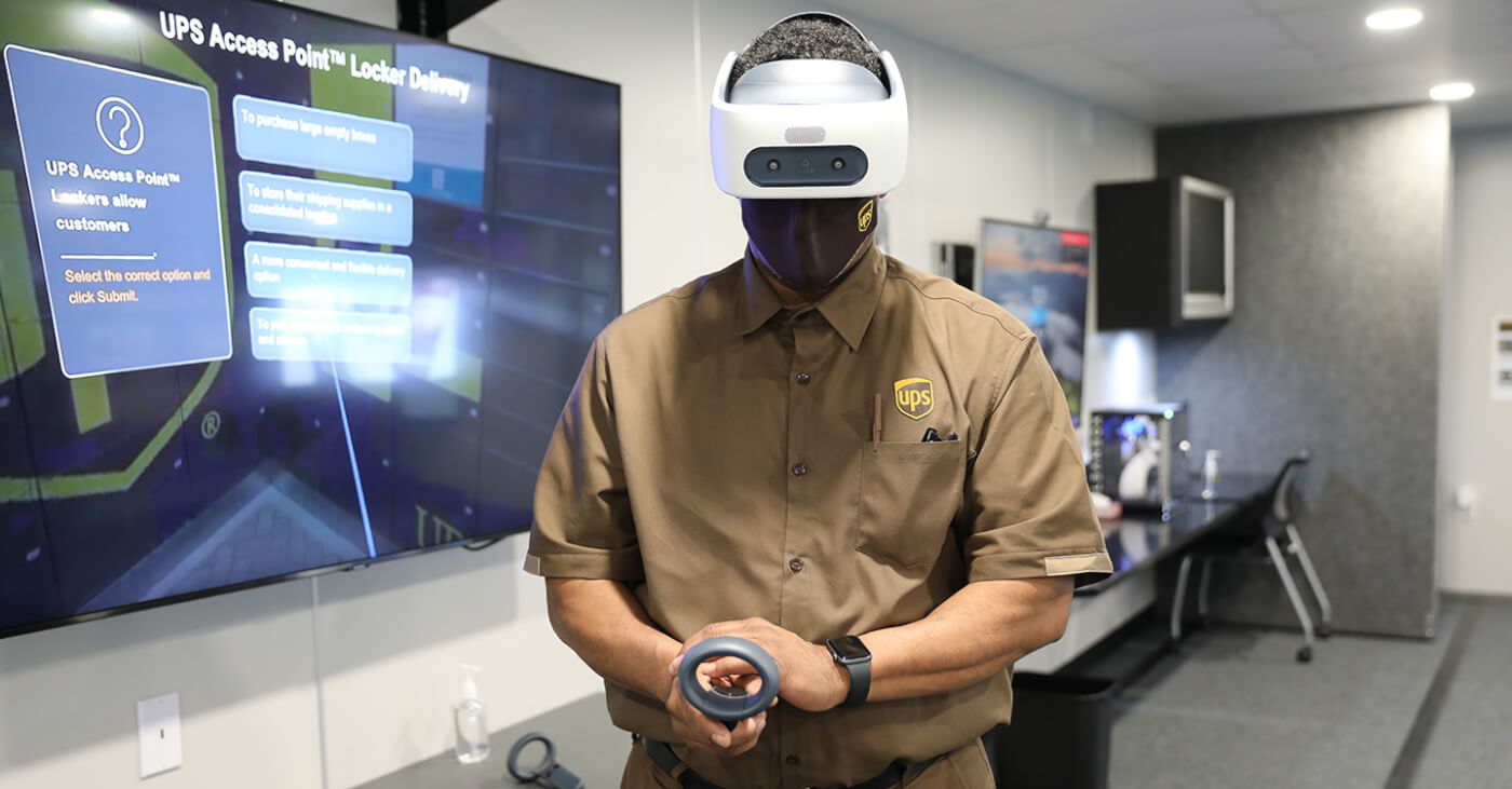 UPS VR training