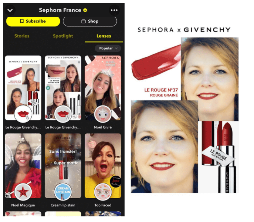 Sephora Snapcaht Lens